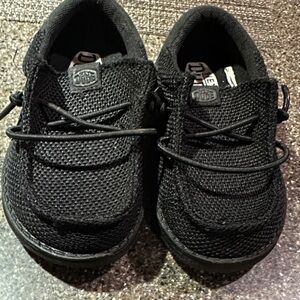 Hey Dude Kids Black Slippers